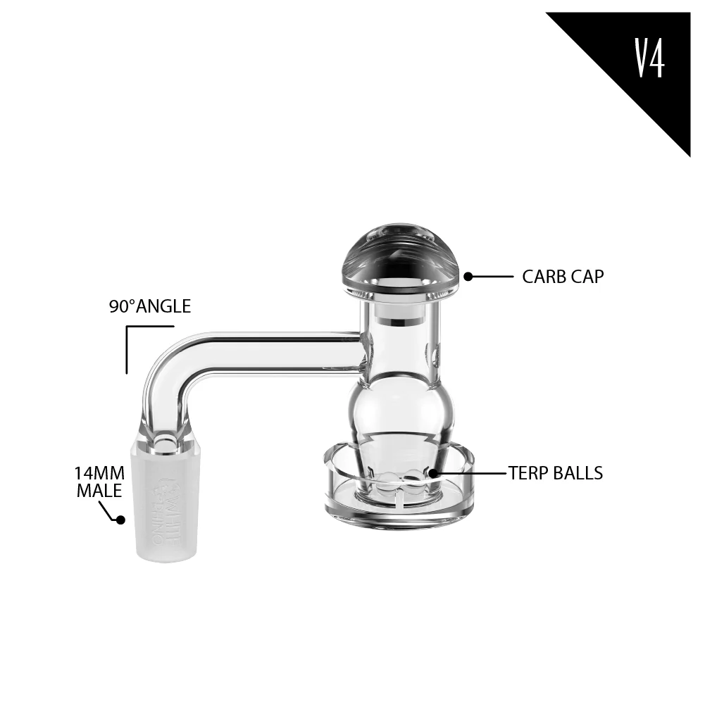 14MM 90° MALE QUARTZ BANGER KIT V4 - 4 COUNT DISPLAY - Image 9