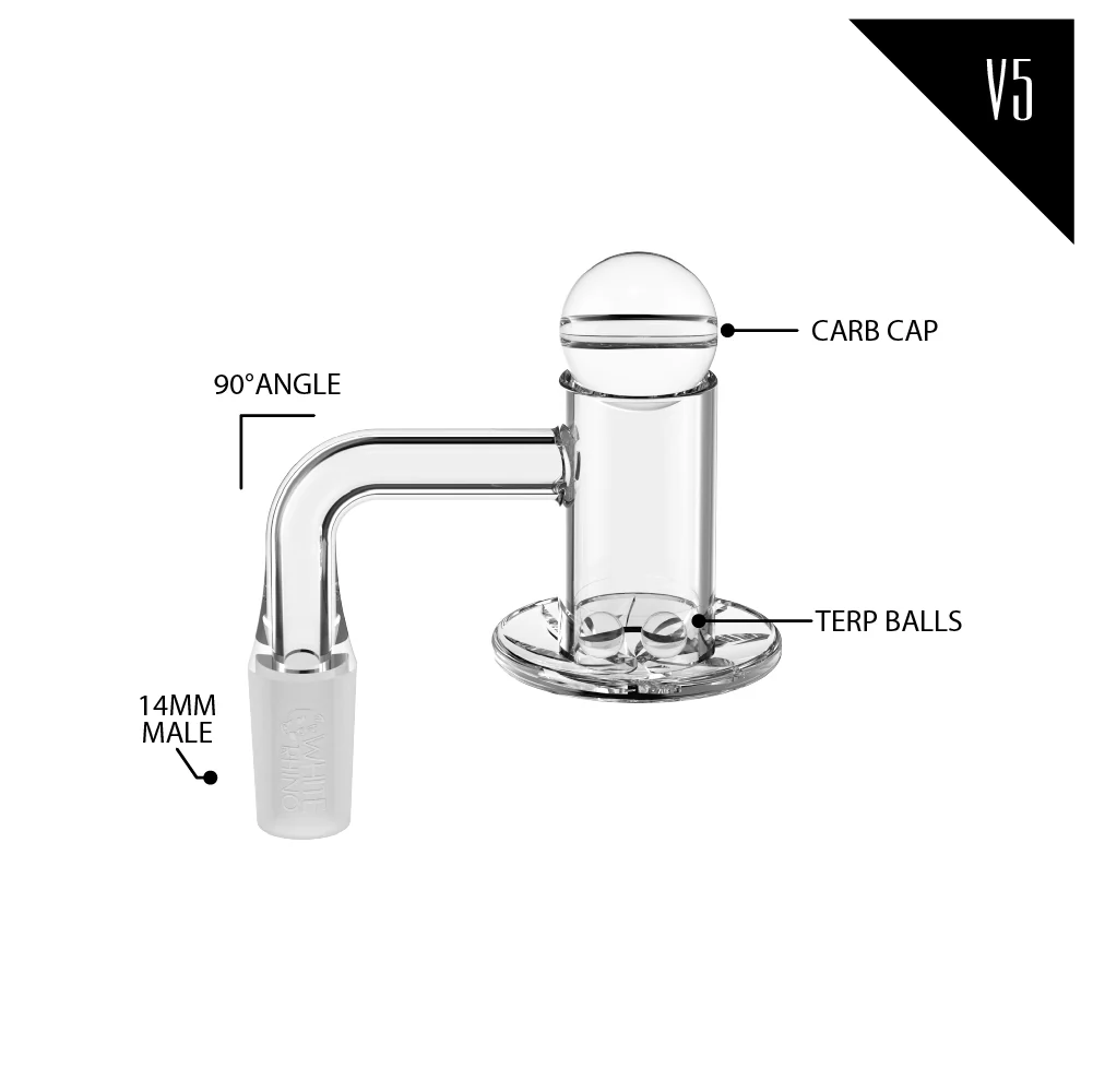 14MM 90° MALE QUARTZ BANGER KIT V5 - 4 COUNT DISPLAY - Image 9