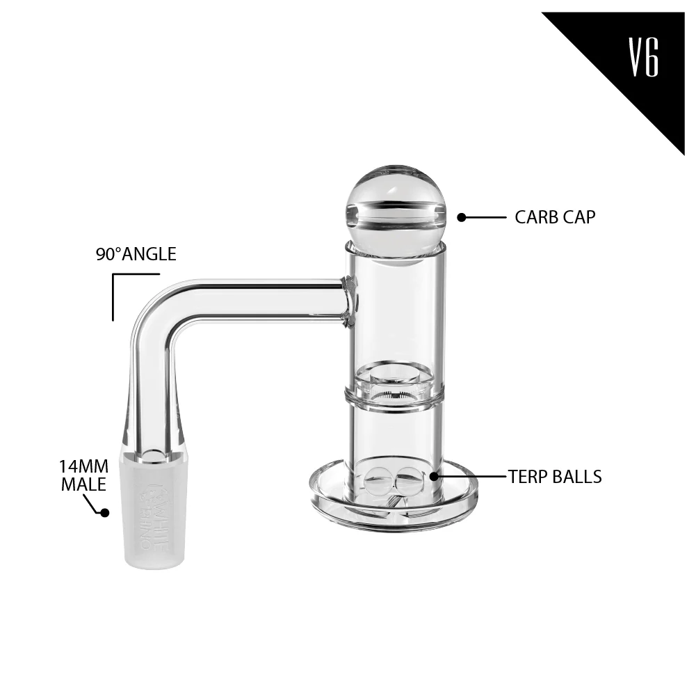 14MM 90° MALE QUARTZ BANGER KIT V6 - 4 COUNT DISPLAY - Image 9