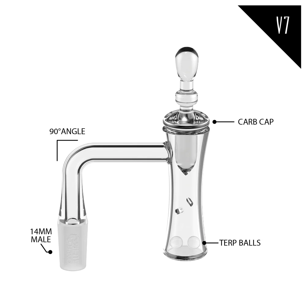 14MM 90° MALE QUARTZ BANGER KIT V7 - 4 COUNT DISPLAY - Image 9