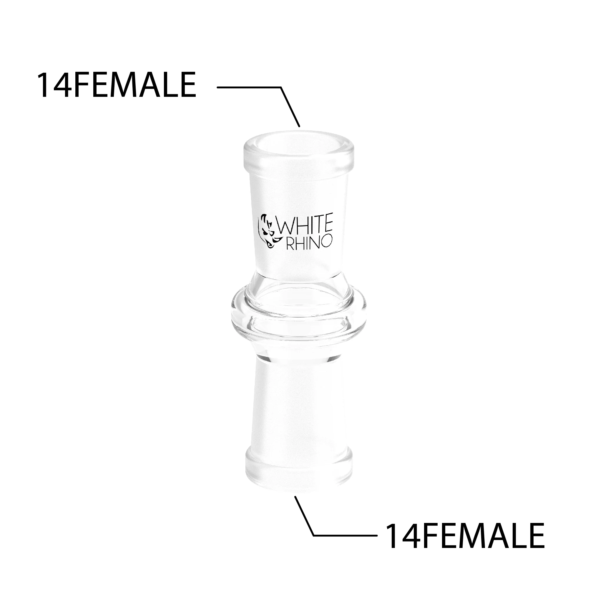 14MM FEMALE TO 14MM FEMALE CONVERTER - 10 COUNT JAR - Image 3