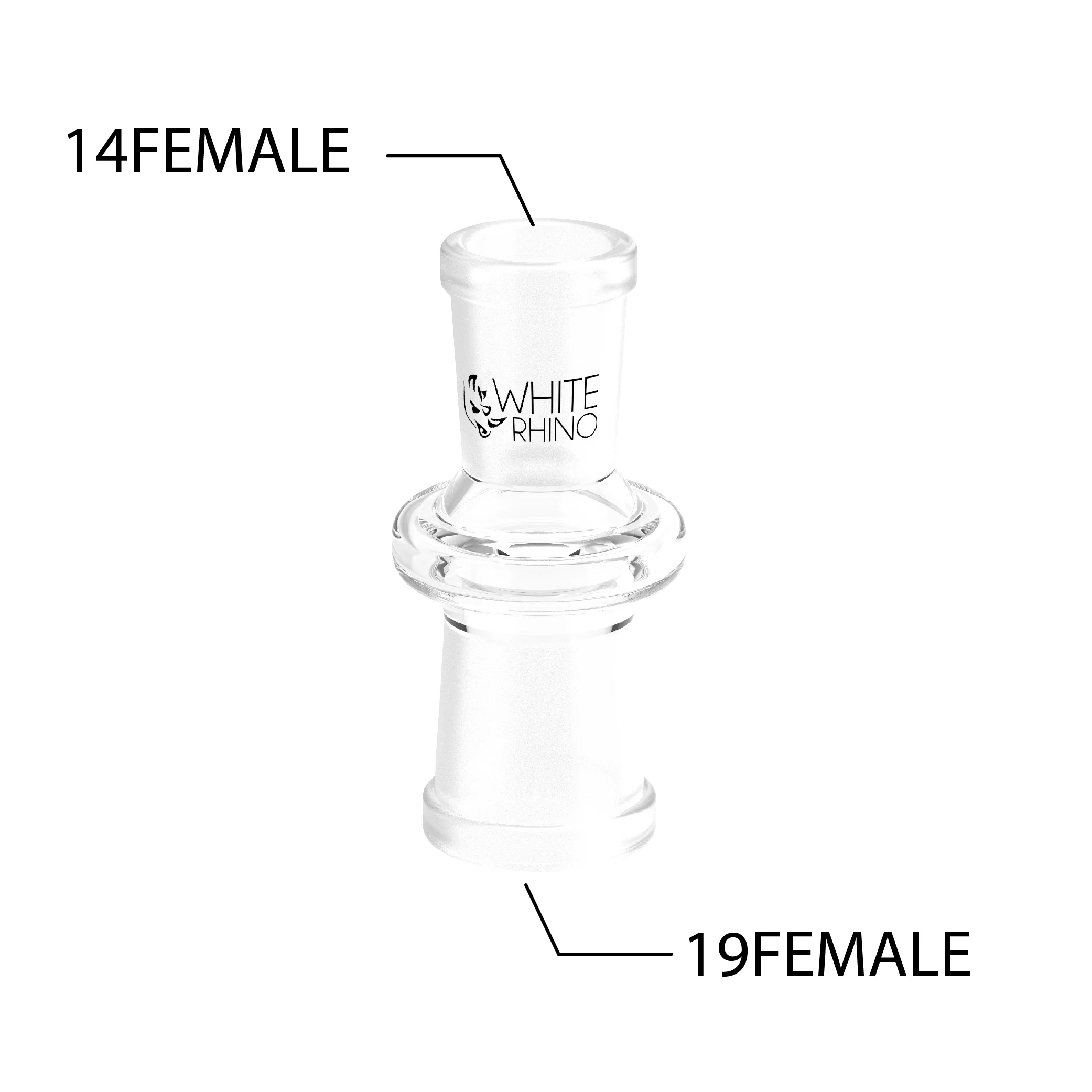 14MM FEMALE TO 19MM FEMALE CONVERTER - 10 COUNT JAR - Image 3