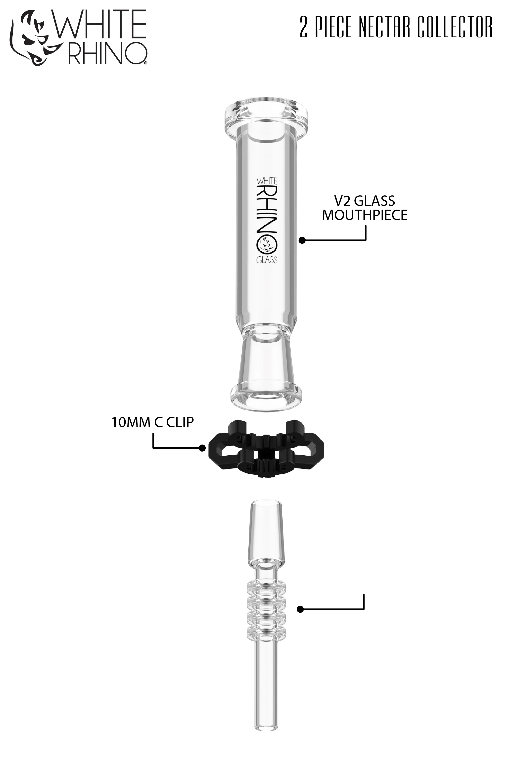 2 PIECE NECTAR COLLECTOR V2 - 5 COUNT DISPLAY - Image 7