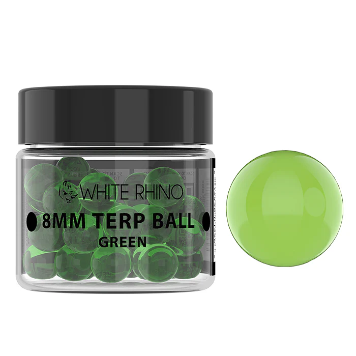 8MM GREEN TERP BALL - 50 COUNT JAR