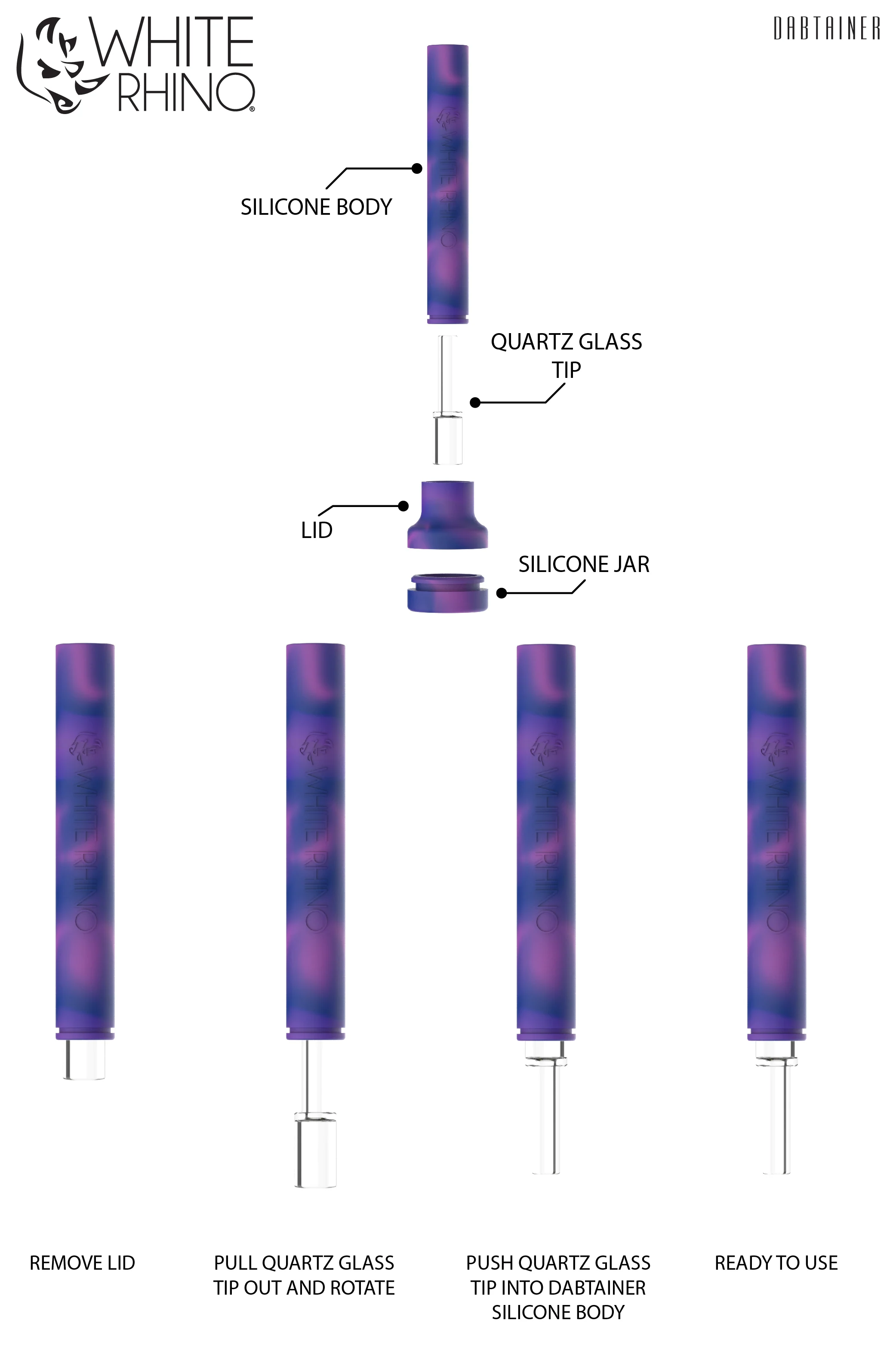 DABTAINER ORIGINAL - 49 COUNT DISPLAY (QUARTZ) - Image 6
