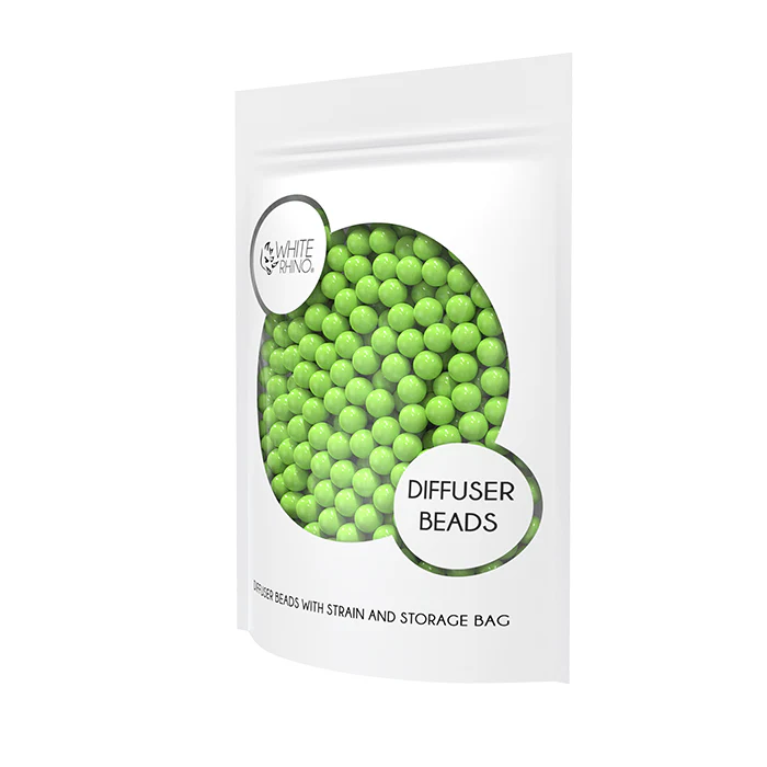DIFFUSER BEADS WITH STRAIN AND STORAGE BAG - 10 PACK DISPLAY (GREEN) - Image 3