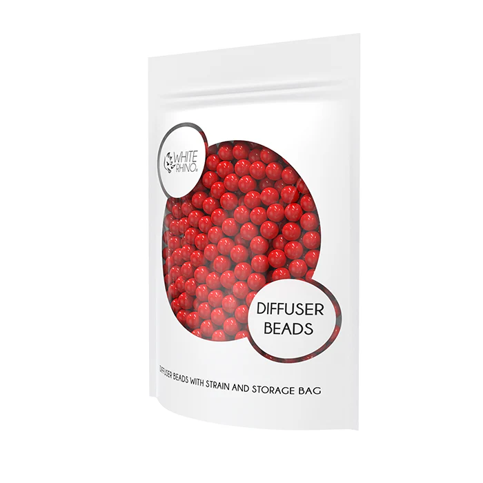 DIFFUSER BEADS WITH STRAIN AND STORAGE BAG - 10 PACK DISPLAY (RED) - Image 3
