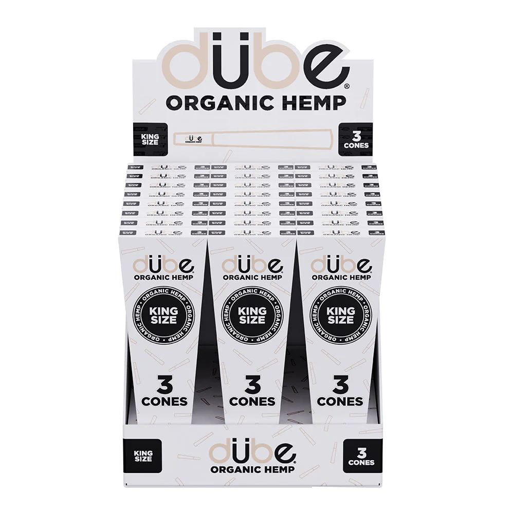 DUBE ORGANIC HEMP CONES KING - 3 CONES - 24 COUNT DISPLAY - Image 3