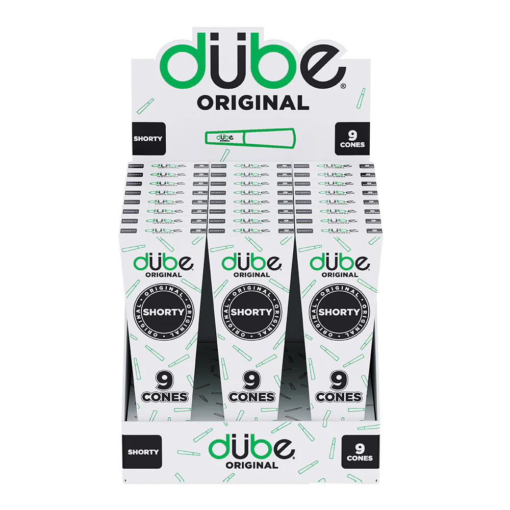 DUBE ORIGINAL GREEN CONES SHORTY - 9 CONES - 24 COUNT DISPLAY - Image 3