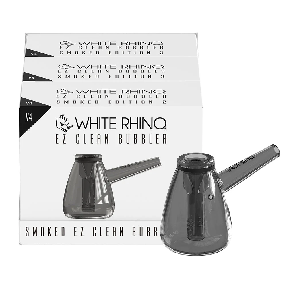 EZ CLEAN BUBBLERS SMOKED V4 - 3 COUNT DISPLAY