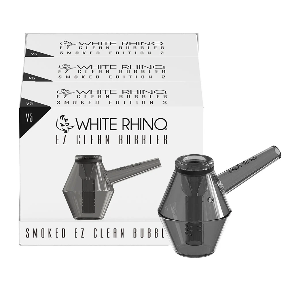 EZ CLEAN BUBBLERS SMOKED V5 - 3 COUNT DISPLAY