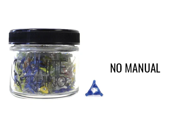 GLASS SCREEN TRIANGLE - 400 COUNT JAR - Image 5