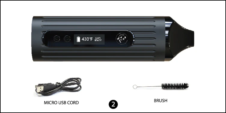 HYLO DIGITAL VAPORIZER STARTER KIT (BLACK) - Image 8