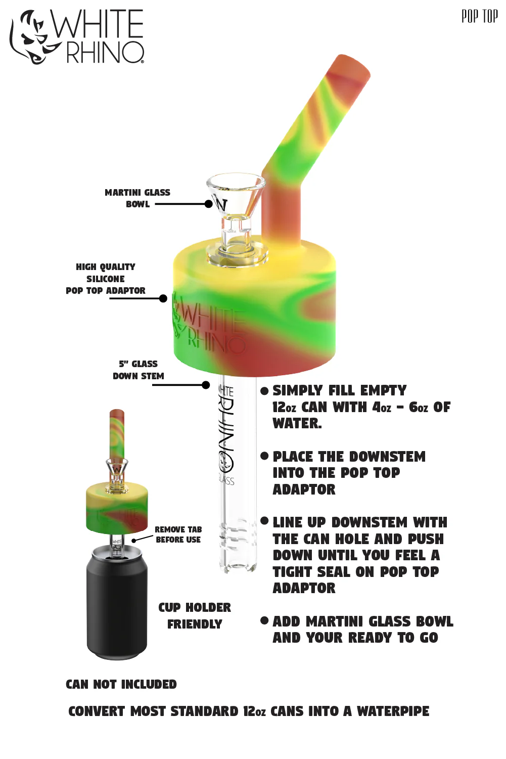 POP TOP RASTA - 4 COUNT DISPLAY - Image 8
