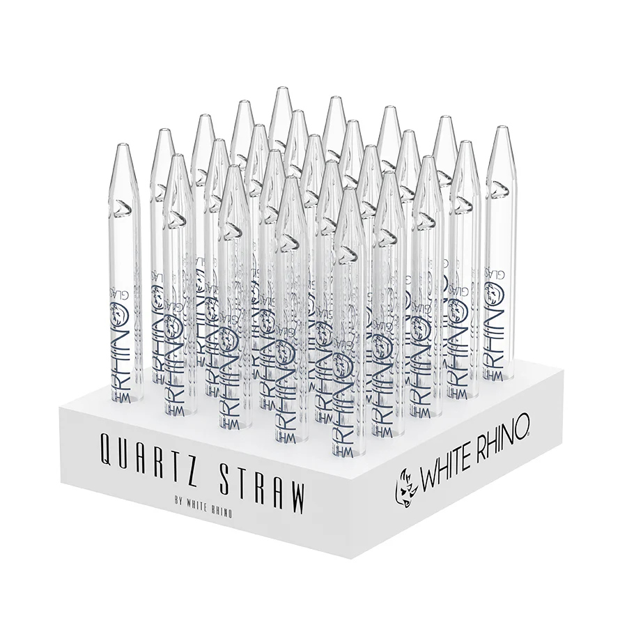 QUARTZ DAB STRAW WITH SILICONE CAP - 25 COUNT DISPLAY - Image 4
