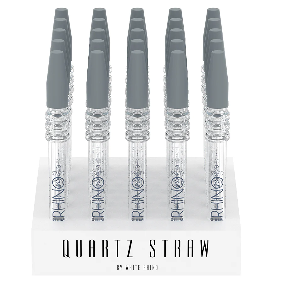 QUARTZ V2 DAB STRAW WITH SILICONE CAP - 25 COUNT DISPLAY - Image 8