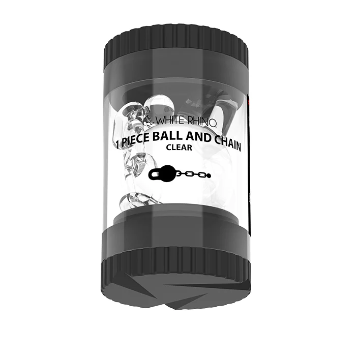 TERP SLURPER 1 PIECE BALL AND CHAIN CLEAR - 6 COUNT DISPLAY - Image 6