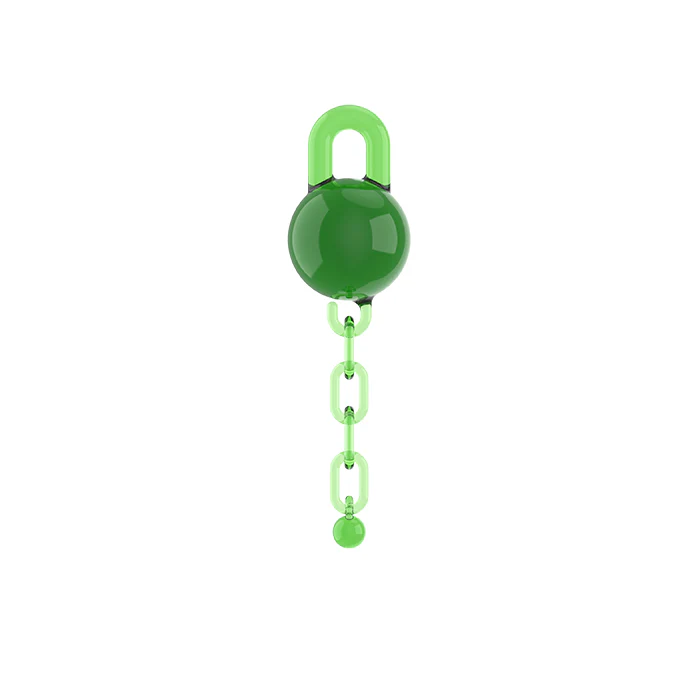 TERP SLURPER 1 PIECE BALL AND CHAIN GREEN - 6 COUNT DISPLAY - Image 7