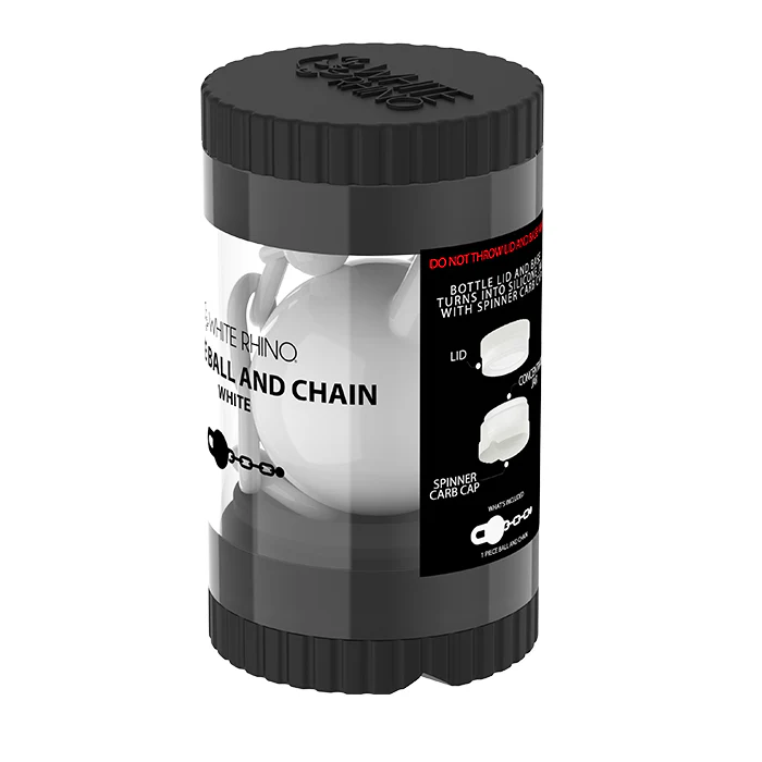 TERP SLURPER 1 PIECE BALL AND CHAIN WHITE - 6 COUNT DISPLAY - Image 5