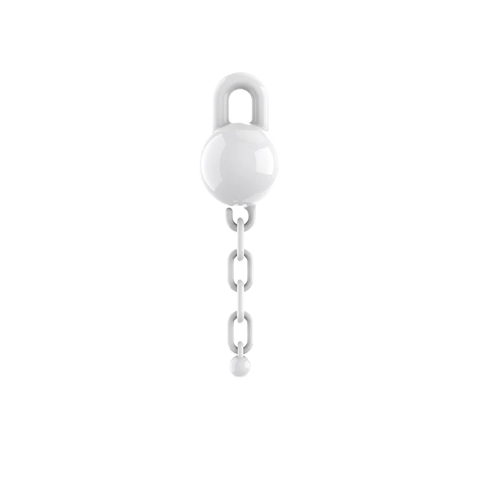 TERP SLURPER 1 PIECE BALL AND CHAIN WHITE - 6 COUNT DISPLAY - Image 7