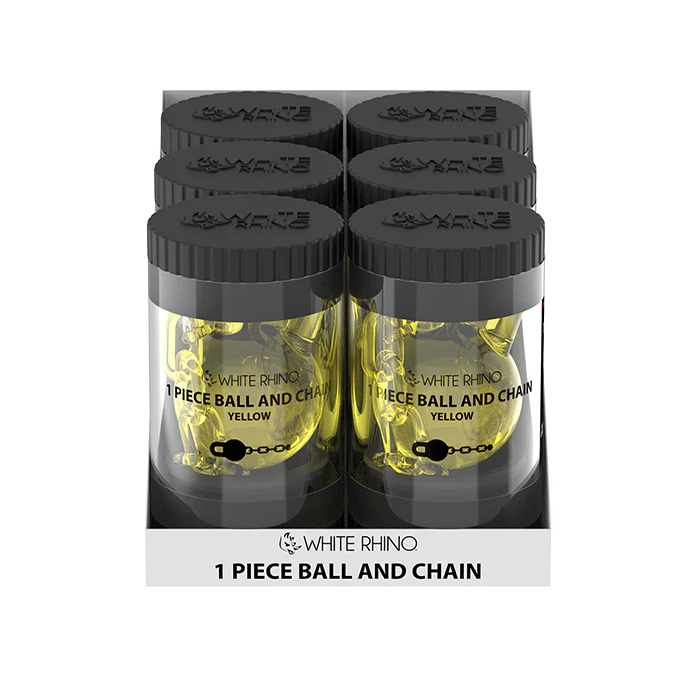 TERP SLURPER 1 PIECE BALL AND CHAIN YELLOW - 6 COUNT DISPLAY - Image 3