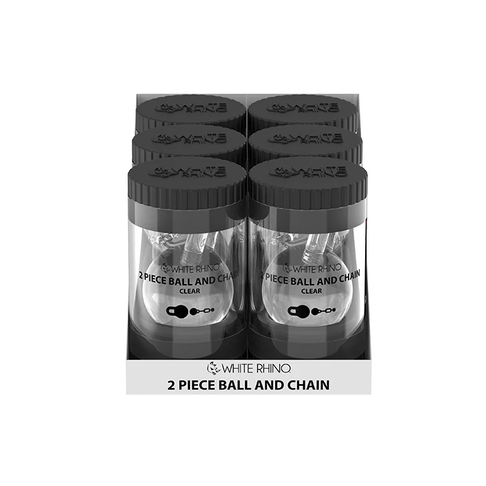 TERP SLURPER 2 PIECE BALL AND CHAIN CLEAR - 6 COUNT DISPLAY - Image 3
