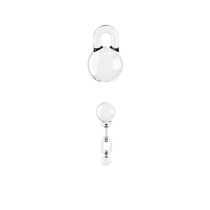 TERP SLURPER 2 PIECE BALL AND CHAIN CLEAR - 6 COUNT DISPLAY - Image 7