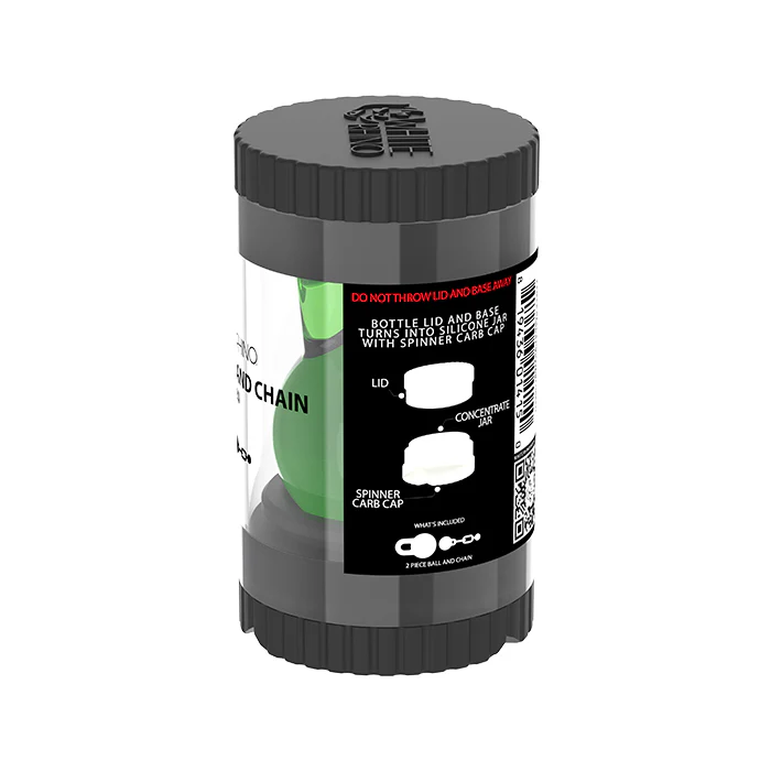 TERP SLURPER 2 PIECE BALL AND CHAIN GREEN - 6 COUNT DISPLAY - Image 6