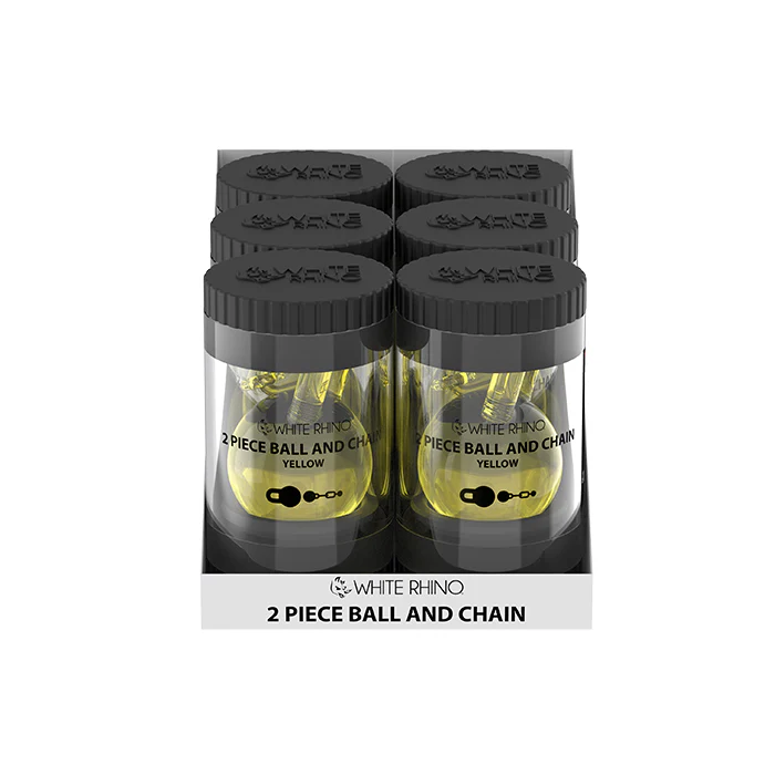 TERP SLURPER 2 PIECE BALL AND CHAIN YELLOW - 6 COUNT DISPLAY - Image 3
