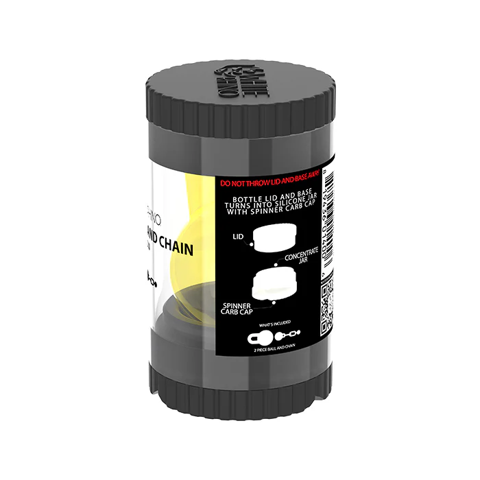 TERP SLURPER 2 PIECE BALL AND CHAIN YELLOW - 6 COUNT DISPLAY - Image 5