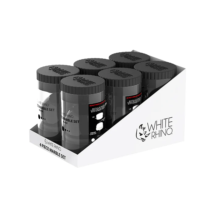 TERP SLURPER 4 PIECE MARBLE SET BLACK - 6 COUNT DISPLAY - Image 2