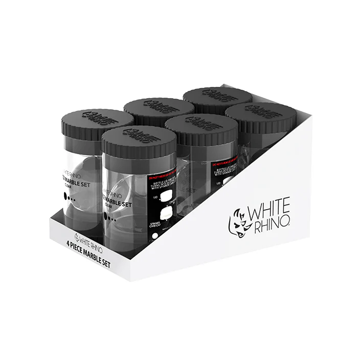 TERP SLURPER 4 PIECE MARBLE SET CLEAR - 6 COUNT DISPLAY - Image 2