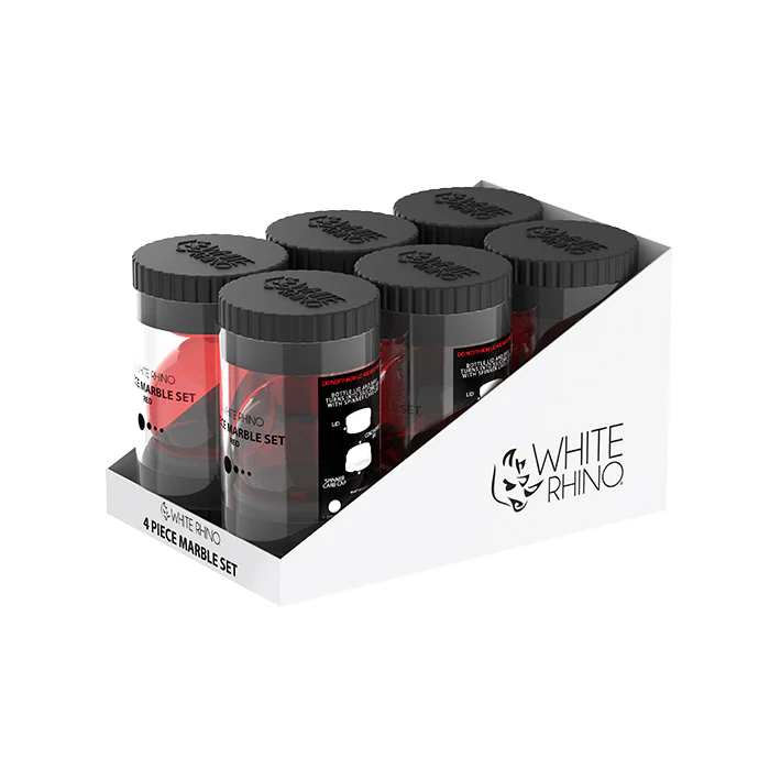 TERP SLURPER 4 PIECE MARBLE SET RED- 6 COUNT DISPLAY - Image 2