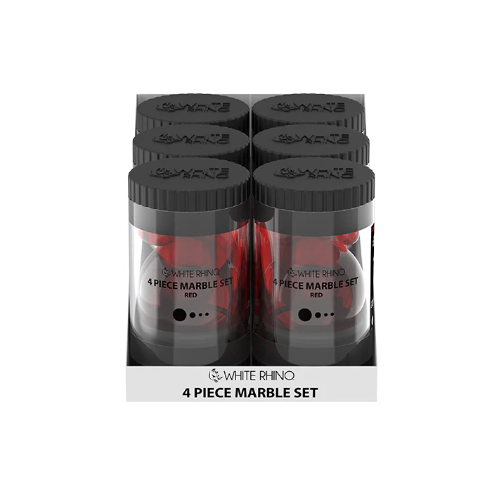 TERP SLURPER 4 PIECE MARBLE SET RED- 6 COUNT DISPLAY - Image 3