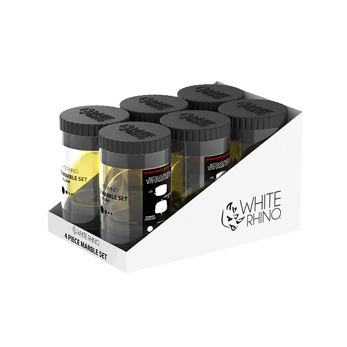 TERP SLURPER 4 PIECE MARBLE SET YELLOW - 6 COUNT DISPLAY - Image 2