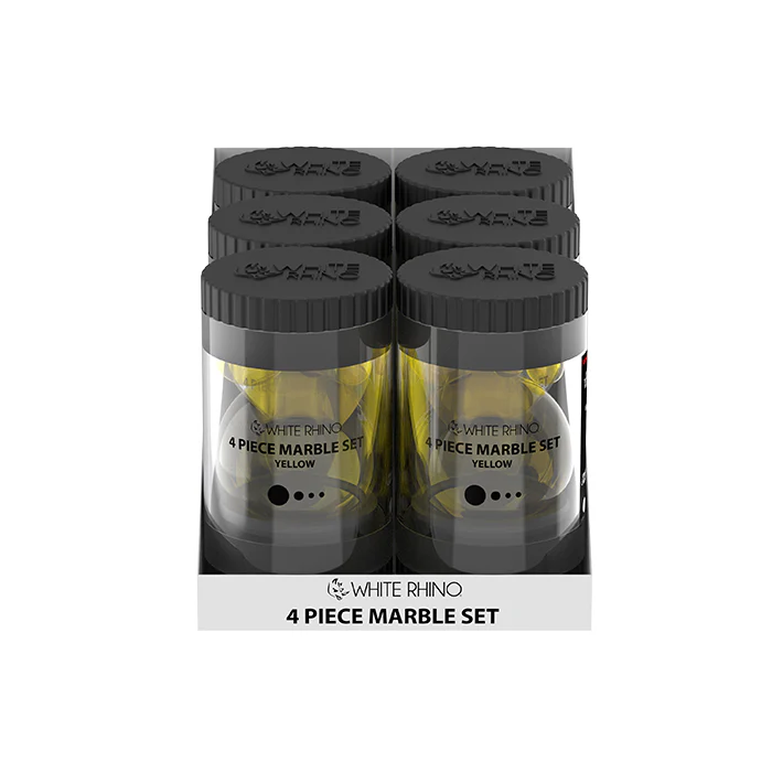 TERP SLURPER 4 PIECE MARBLE SET YELLOW - 6 COUNT DISPLAY - Image 3