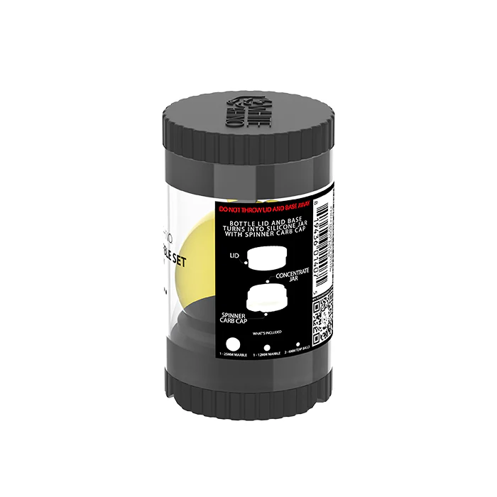 TERP SLURPER 4 PIECE MARBLE SET YELLOW - 6 COUNT DISPLAY - Image 6
