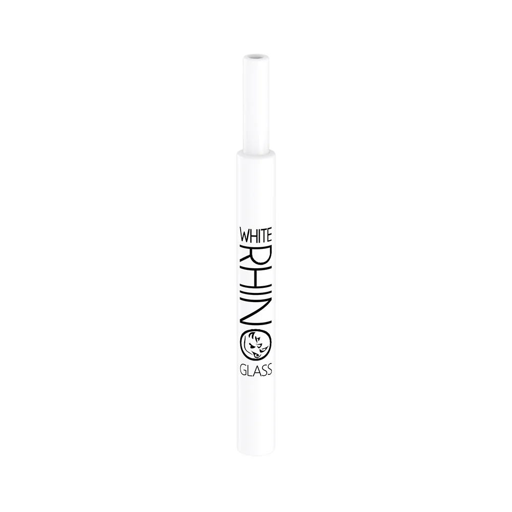 WHITE CERAMIC V2 DAB STRAW WITH SILICONE CAP - 25 COUNT DISPLAY - Image 4