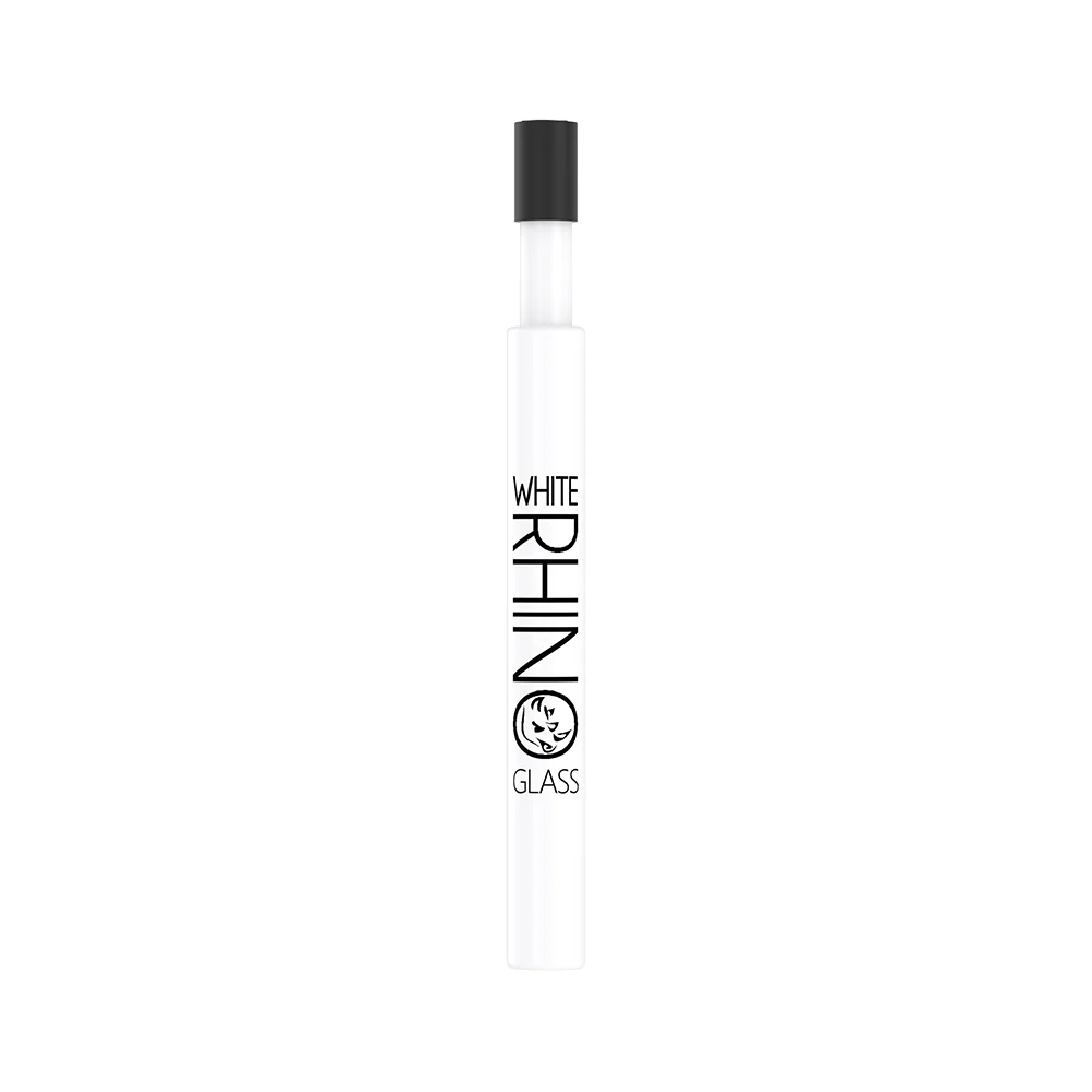 WHITE CERAMIC V2 DAB STRAW WITH SILICONE CAP - 25 COUNT DISPLAY - Image 6